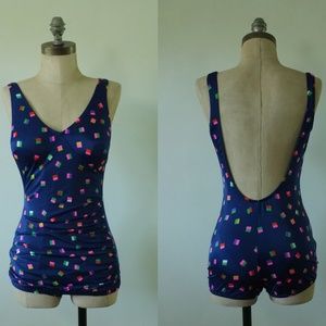 vintage bathing suit | vintage 1980s swimsuit